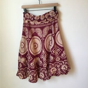 Vintage Boho Wrap‎ Skirt